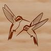 Digital Illustration of a Hummingbird in Flight A detailed digital drawing of a hummingbird, designed as a scalable SVG file for various uses.