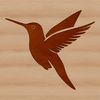 A colorful illustration of a hummingbird in flight, showcasing its iridescent feathers and swift motion.