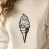 Free Clipart Ice Cream Illustration Illustrative illustration of an ice cream dessert, suitable for vector art designs and clip art.
