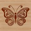 Beautiful Insect Design Vector Art A colorful illustration of a butterfly, suitable for various designs and projects.