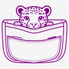 Big Cat Portrait SVG A digital illustration of a jaguar, a big cat species, depicted in high detail.