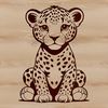 Free Jaguar Vector Illustration A detailed illustration of a jaguar, a large wild cat species native to the Americas.