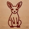 Whimsical Animal Illustration SVG Adorable animal illustration created as a scalable vector graphic (SVG).