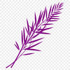 A detailed vector illustration of a single leaf with intricate details, suitable for digital design and crafting projects.