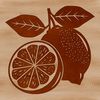 High-Quality Lemon Vector Graphics A high-quality illustration of a single lemon, suitable for vector graphics and cutting machine use.