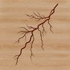 Vector Bolt Design A stylized illustration of a bolt of lightning in 2D vector format.