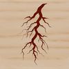 Lightning Bolt SVG Artwork A stylized vector illustration of lightning bolt striking the ground.