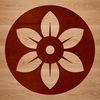 Vibrant Floral Emblem A simple line drawing of a sunflower with large petals and a prominent stem.
