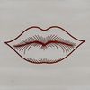 Beautiful Human Lip Design High-quality digital representation of human lips, ideal for vector art designs in various formats including SVG.