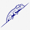 Beautiful Scaly SVG Animal A digital illustration of a reptile animal, suitable for vector design and commercial or personal use.