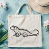 Lizard Illustration in Vector Format A detailed illustration of a lizard in a vector format.