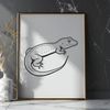 Vibrant Lizard SVG Clip Art A digital illustration of a lizard in various colors and poses.