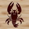 Free Vector Lobster Clip Art A detailed illustration of a lobster, suitable for various design applications including vector art and clip art.