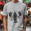 Seafood SVG Graphics An illustration of a lobster, depicted in vector format.
