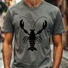 Seafood Icon Lobster Illustration A digital illustration of a lobster, a type of sea creature commonly found in oceans around the world.