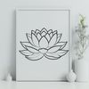 Beautiful Lotus Flower Vector Lotus flower vector illustration, suitable for various designs and projects.