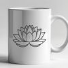 Exotic Floral Emblem Vector illustration of a lotus flower, a symbolic plant in various cultures.