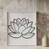 Ornate Lotus Illustration An ornate vector rendering of the lotus plant, suitable for use as clip art or design element.