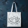 Eastern Symbolism in Art A stylized illustration of the sacred lotus flower, a symbol in many Eastern religions.