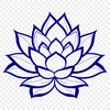 Symbolic Lotus Flower Illustration A detailed illustration of the lotus flower, a symbol with significant religious and cultural meanings.