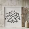 Beautiful Botanical Vector Illustration A detailed illustration of a lotus flower, suitable for vector design.