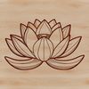 Beautifully Detailed Lotus Illustration An intricately detailed illustration of the lotus flower, a symbol with deep roots in various cultures and religions.