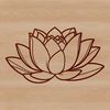 Sacred Blossom Icon An iconic representation of the sacred plant often associated with Buddhist and Hindu traditions.