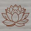 Beautiful Vector Illustration of a Lotus Blossom A stylized illustration of a lotus flower, commonly associated with Eastern spirituality and culture.
