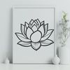 Sacred Symbolism in Bloom A detailed illustration of the lotus flower, symbolizing spiritual growth and enlightenment in various cultures.