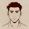 Adult Male Silhouette Vector Art A high-quality digital illustration of an adult male figure in simple outline form.