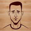A high-quality digital illustration of a male figure created using vector graphics.