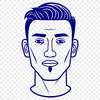SVG Man Icon A male figure rendered in SVG format for various design applications.