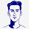 Beautiful Man Svg Designs A simple vector illustration of a male figure in various poses and styles suitable for cutting machine designs.