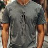 Elegant Male Figure Vector Illustration A high-resolution digital illustration of a person rendered in SVG format suitable for various applications.