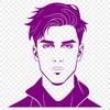 Basic Male Figure Illustration An SVG design featuring a basic representation of a human male.