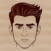 Male Line Art Silhouette A male figure in simple line art style, suitable for vector design.