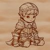 Free Knight Clip Art for Design and Crafting A medieval knight illustrated in vector format with intricate details suitable for various design applications.