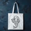 Enchanted Mermaid Vector Illustration A mythical mermaid figure illustrated in vector art style.