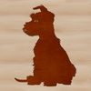 A close-up illustration of a seated Miniature Schnauzer, suitable for vector art designs.