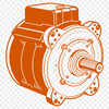 Beautiful 3D Motor Illustration SVG Illustrated 3D electric motor design with detailed components, suitable for vector graphics and commercial use.