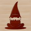Enchanting Sitting Creature Icon A mythical creature depicted in a sitting position, characteristic of a knome or gonk.