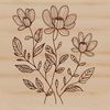 Colorful Wildflower Vector Image A colorful illustration of a wildflower in bloom, suitable for vector design and digital crafting.