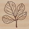 Beautiful Nature SVG Design A detailed, scalable illustration of a leaf with smooth edges and realistic texture.
