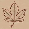 Beautiful Leaf Texture Vector Graphic A simple illustration of a single leaf with detailed texture and shape.