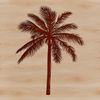 Palm Tree Silhouette Clip Art Free Download Image of a single palm tree in a tropical landscape.