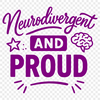 Motivational Neurodivergent Quote SVG A motivational quote related to neurodivergence and autism awareness, suitable for personal or commercial use.