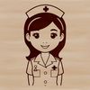 Female nurse wearing a uniform and cap.