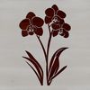 Exotic Blooms Illustration A high-quality digital illustration of a delicate orchid plant with intricate details.