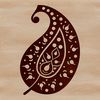 A stylized ornate shape inspired by traditional Scottish design.