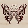 A colorful butterfly with intricate details, ideal for vector design projects.